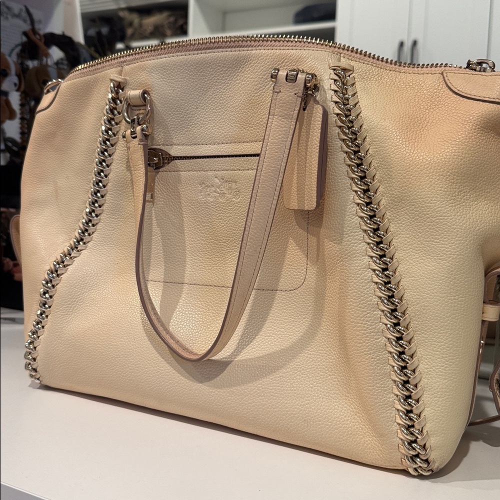Coach Cream Crossbody Bag